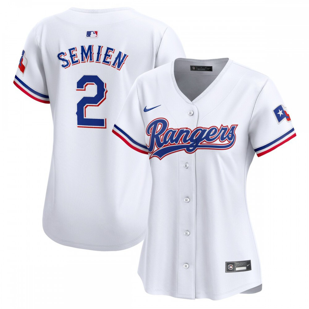 Men's Marcus Semien Texas Rangers White Limited Home Jerse - Texas Rangers Jersey