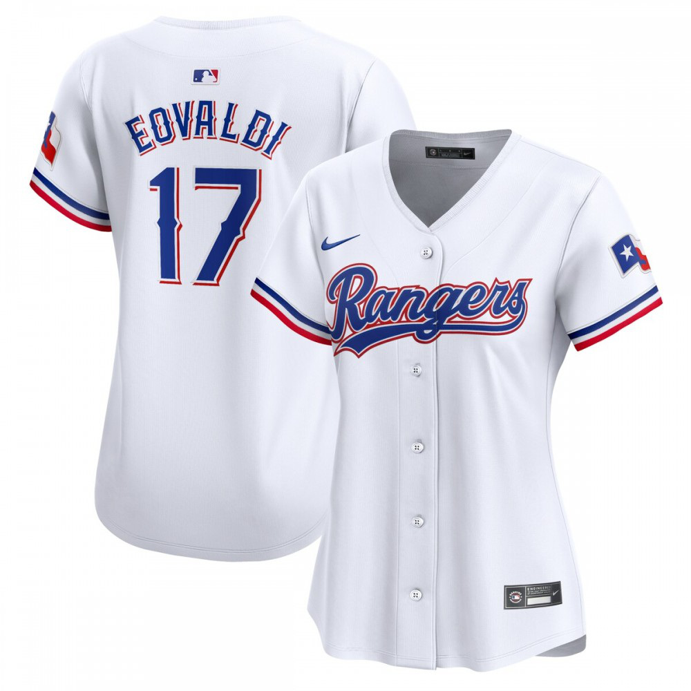 Youth Nathan Eovaldi Texas Rangers White Limited Home Jers - Texas Rangers Jersey