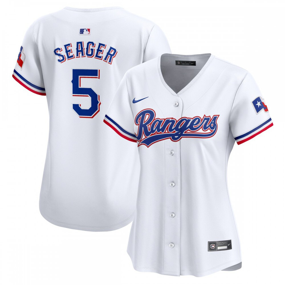 Men's Corey Seager Texas Rangers White Limited Home Player - Texas Rangers Jersey Set