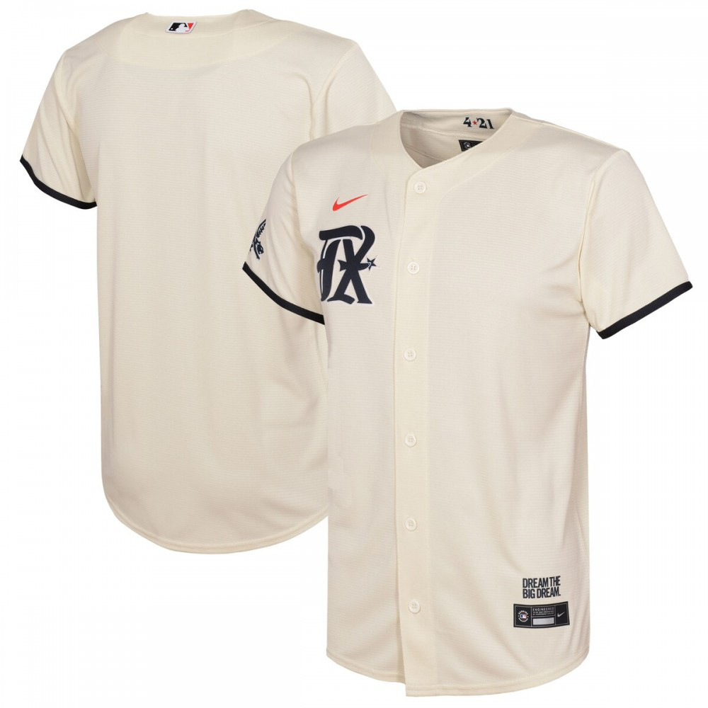 Men's Texas Rangers 2023 Cream City Connect Jersey - Texas Rangers Jersey