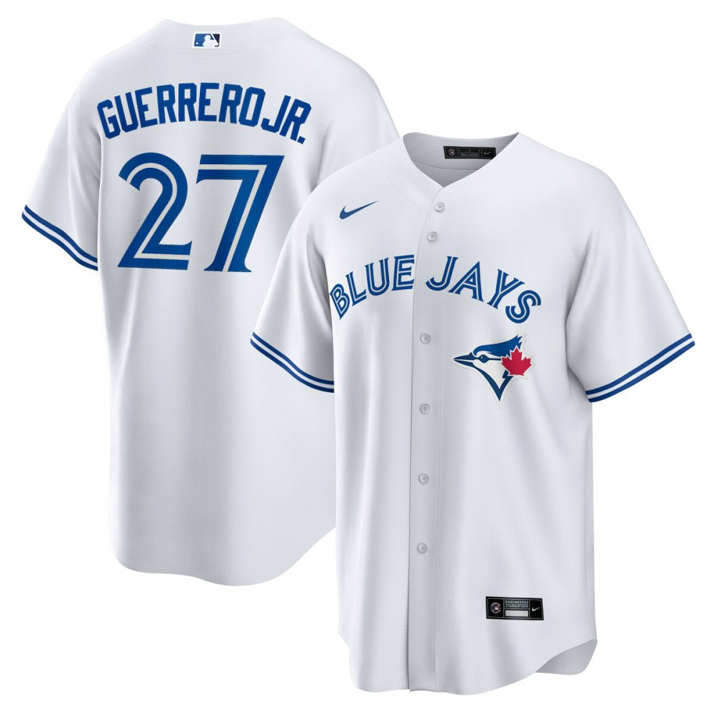 Youth Vladimir Guerrero Jr Toronto Blue Jays White Home Je - Toronto Blue Jays Jersey