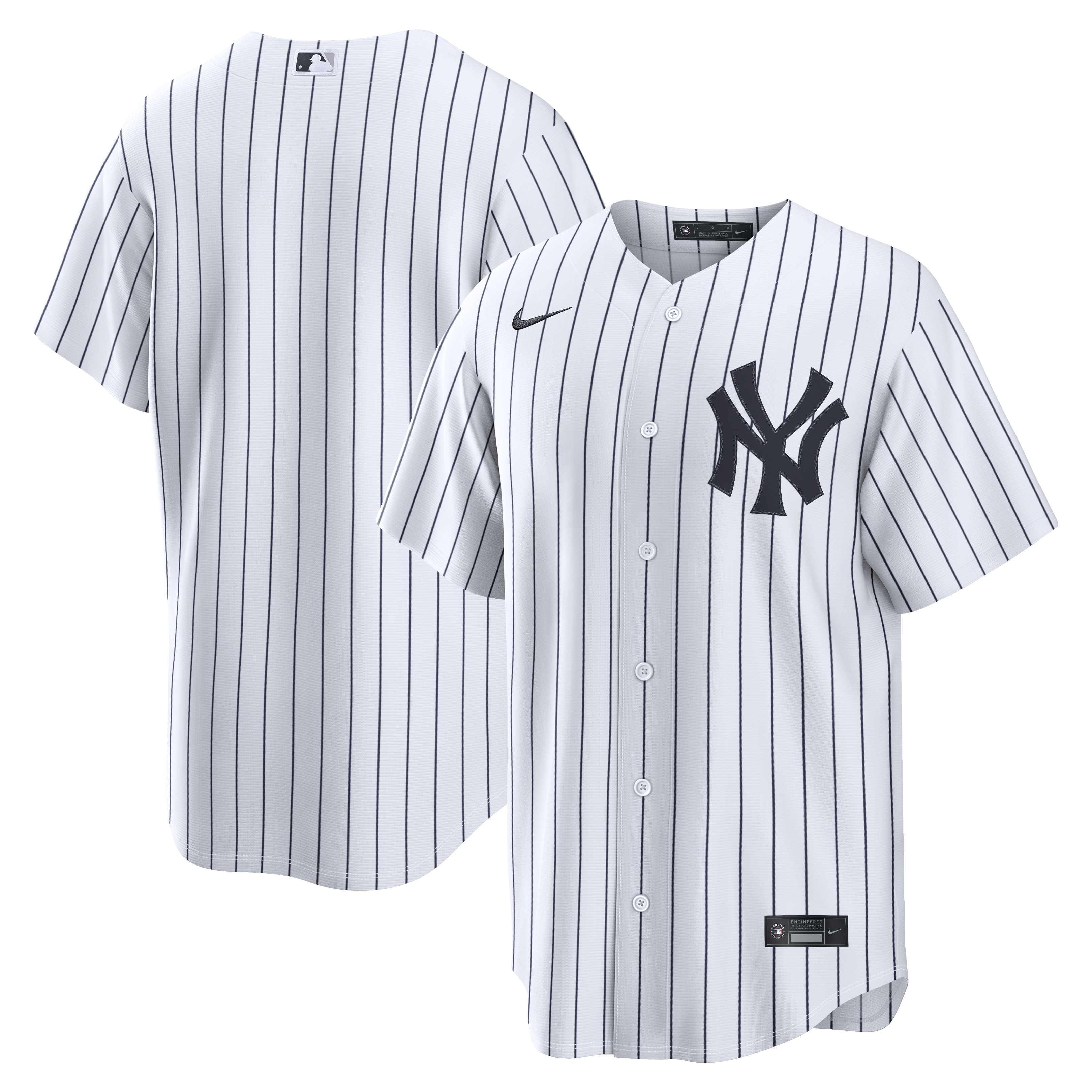 Youth New York Yankees White Home Jersey - New York Yankees Jersey