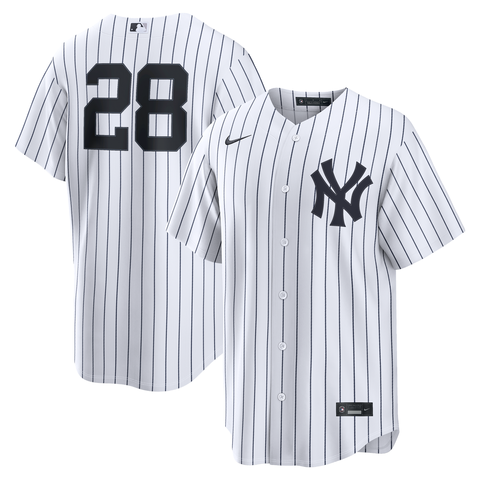 Youth Austin Wells New York Yankees White Home Jersey Play - New York Yankees Jersey