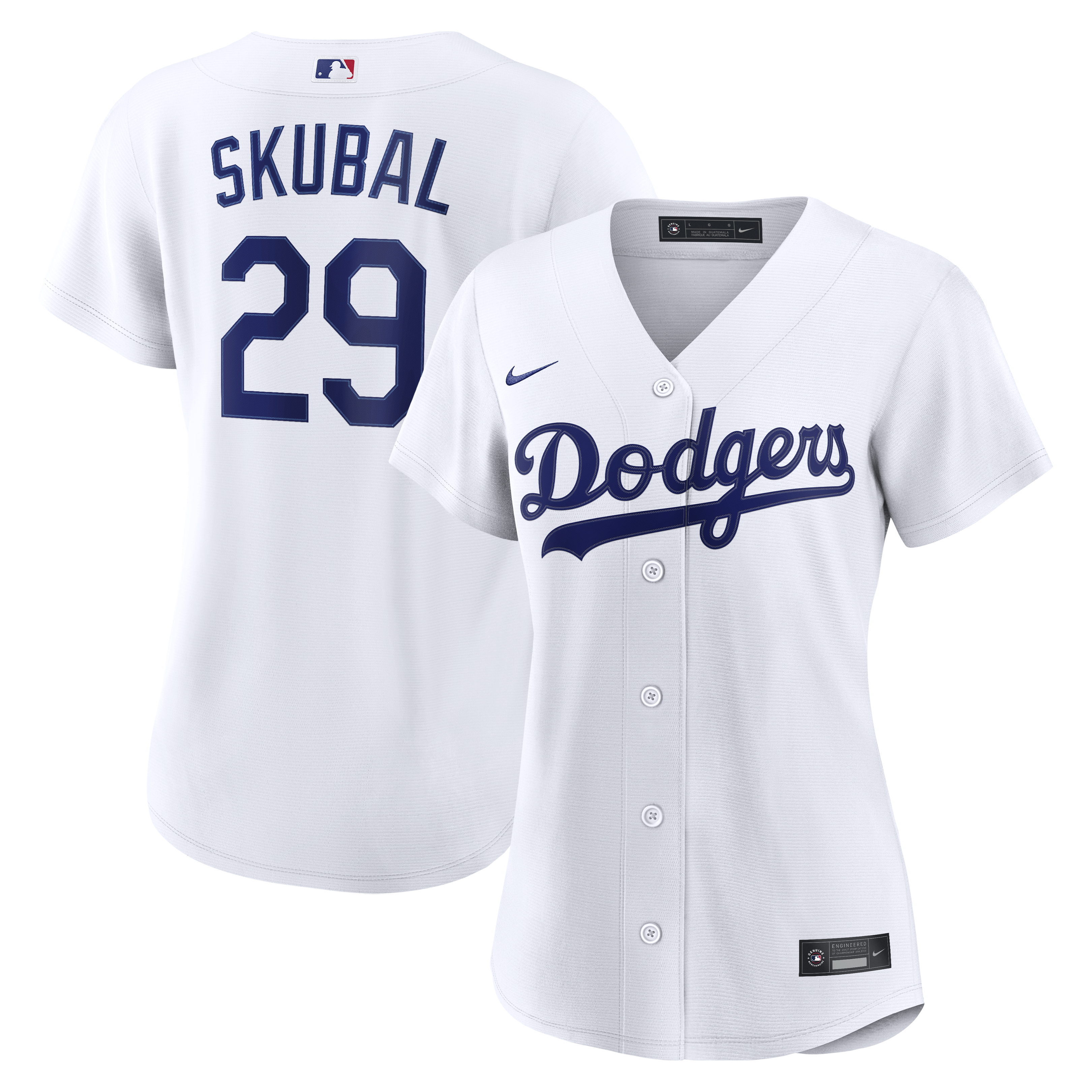 Men's Tarik Skubal Los Angeles Dodgers White Home Jersey P - Los Angeles Dodgers Jersey