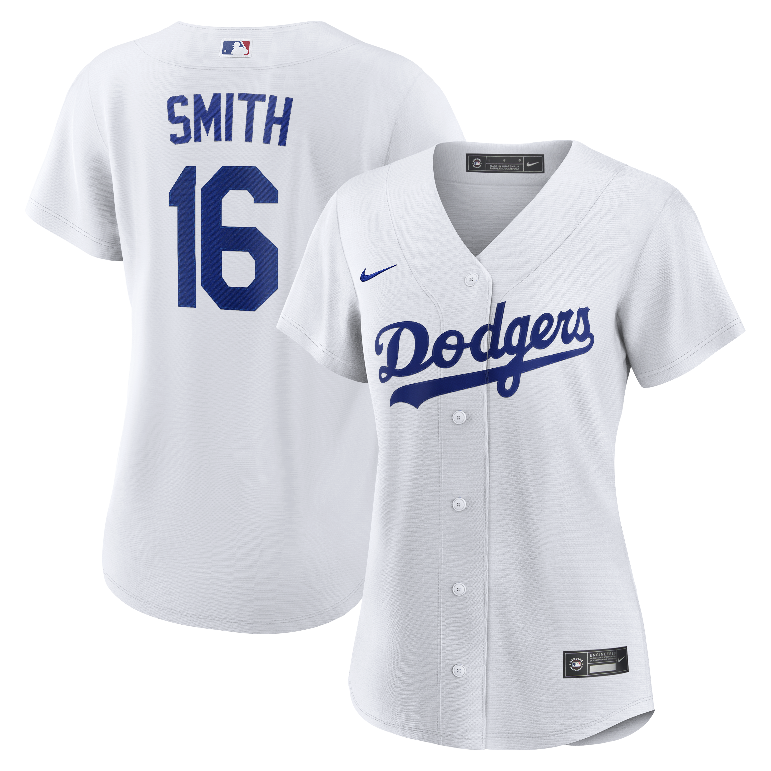 Men's Will Smith Los Angeles Dodgers White Home Jersey Pla - Los Angeles Dodgers Jersey