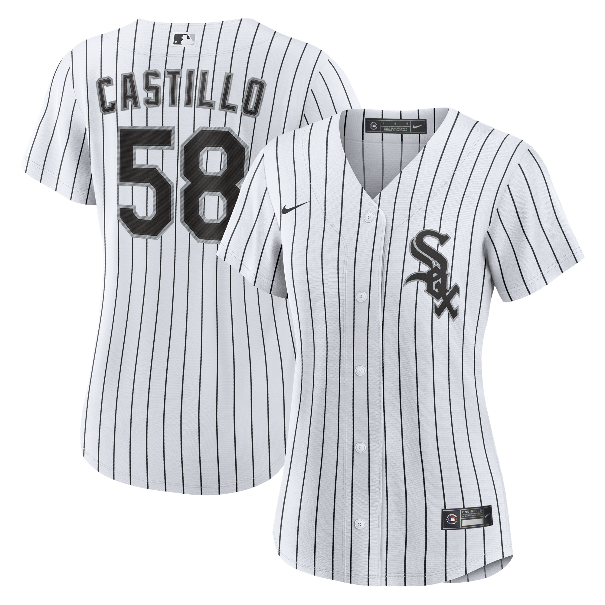 Youth Luis Castillo Chicago White Sox White Home Jersey Pl - Chicago White Sox Jersey