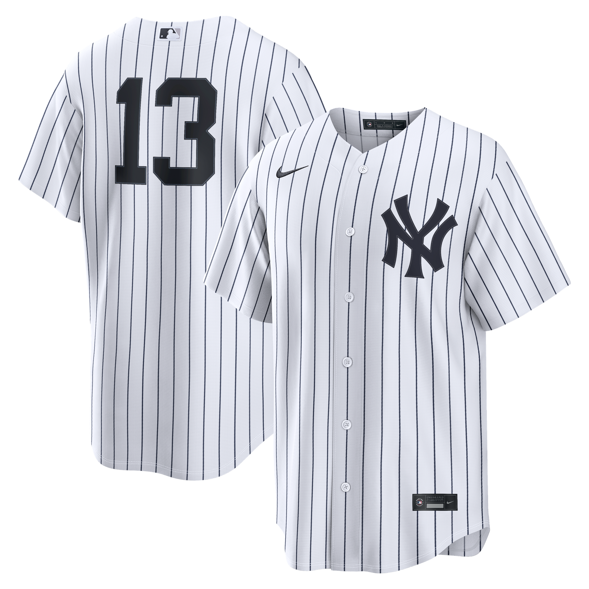 Youth Jazz Chisholm Jr. New York Yankees White Home Jersey - New York Yankees Jersey