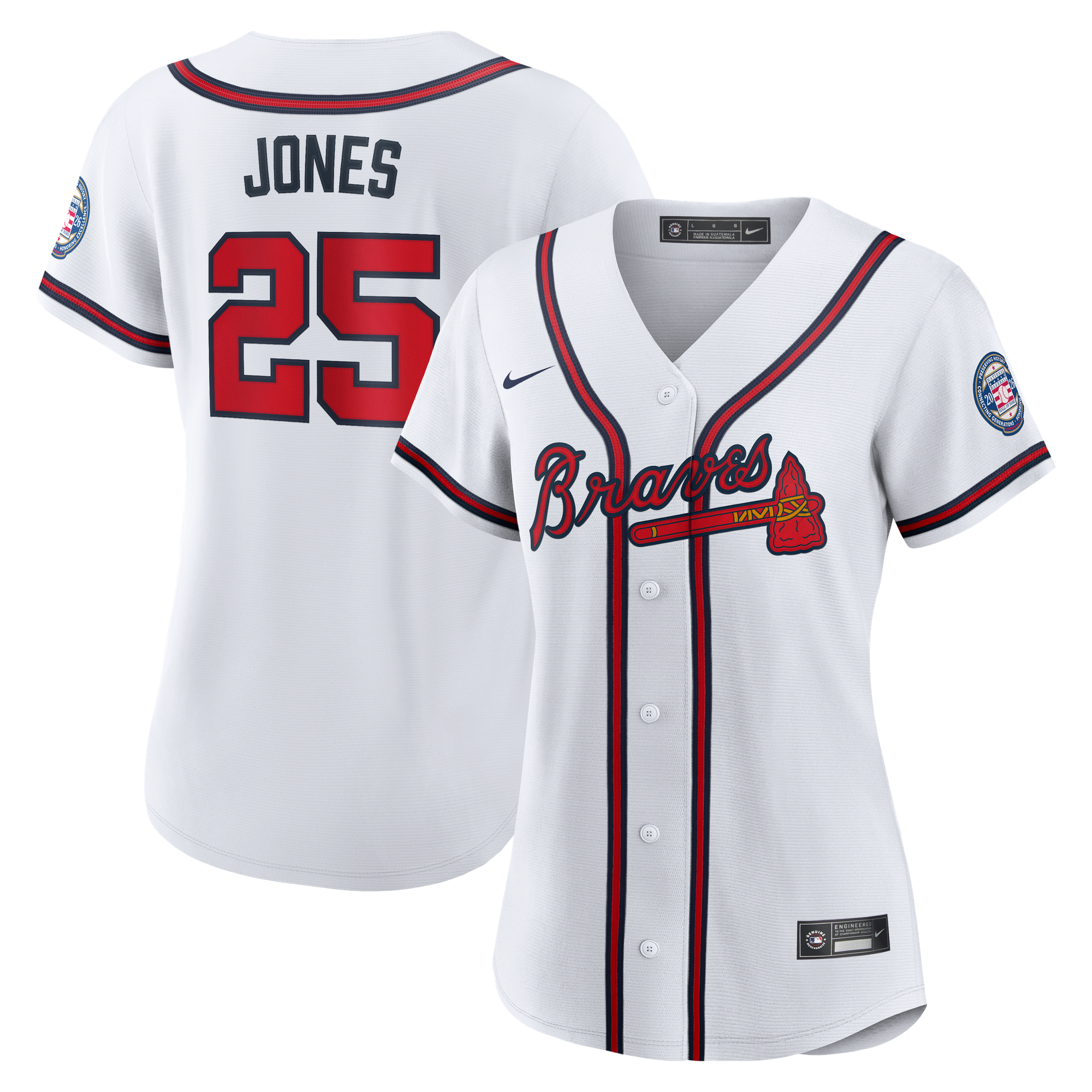 Youth Andruw Jones Atlanta Braves 2026 White Retired Jerse - Atlanta Braves Jersey