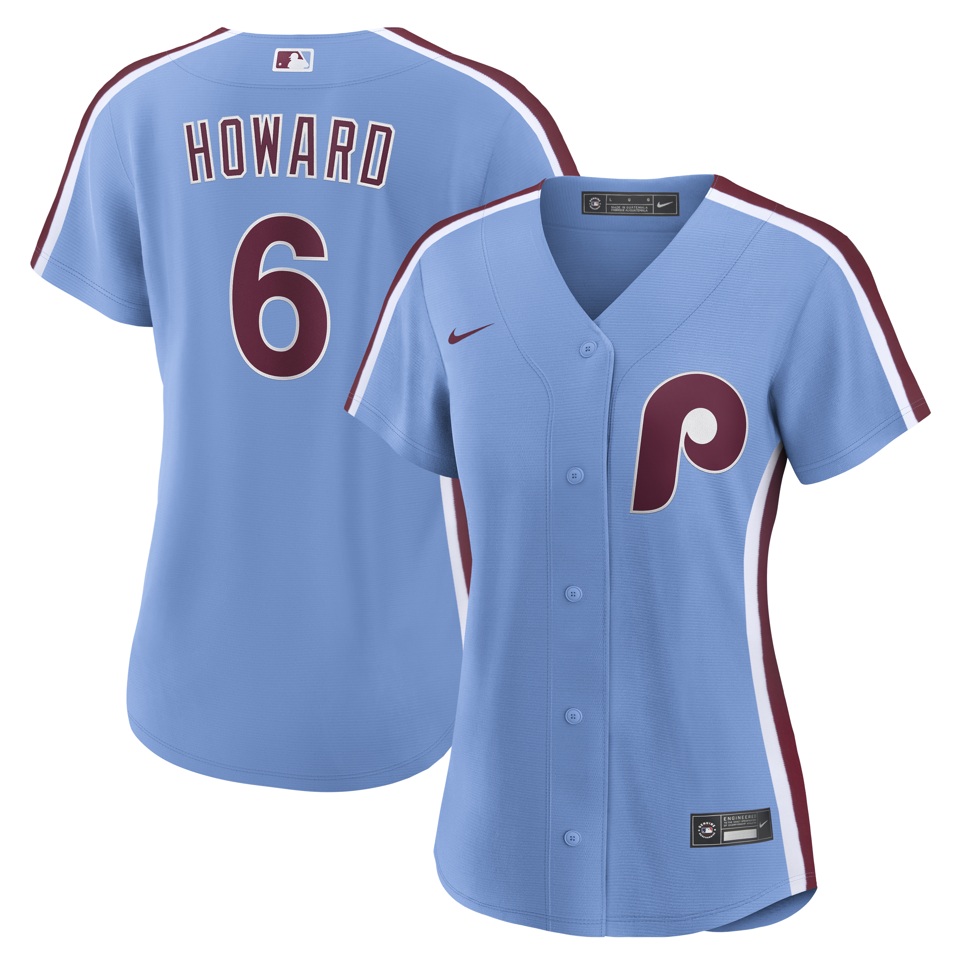 Youth Ryan Howard Philadelphia Phillies Light Blue Replica - Philadelphia Phillies Jersey