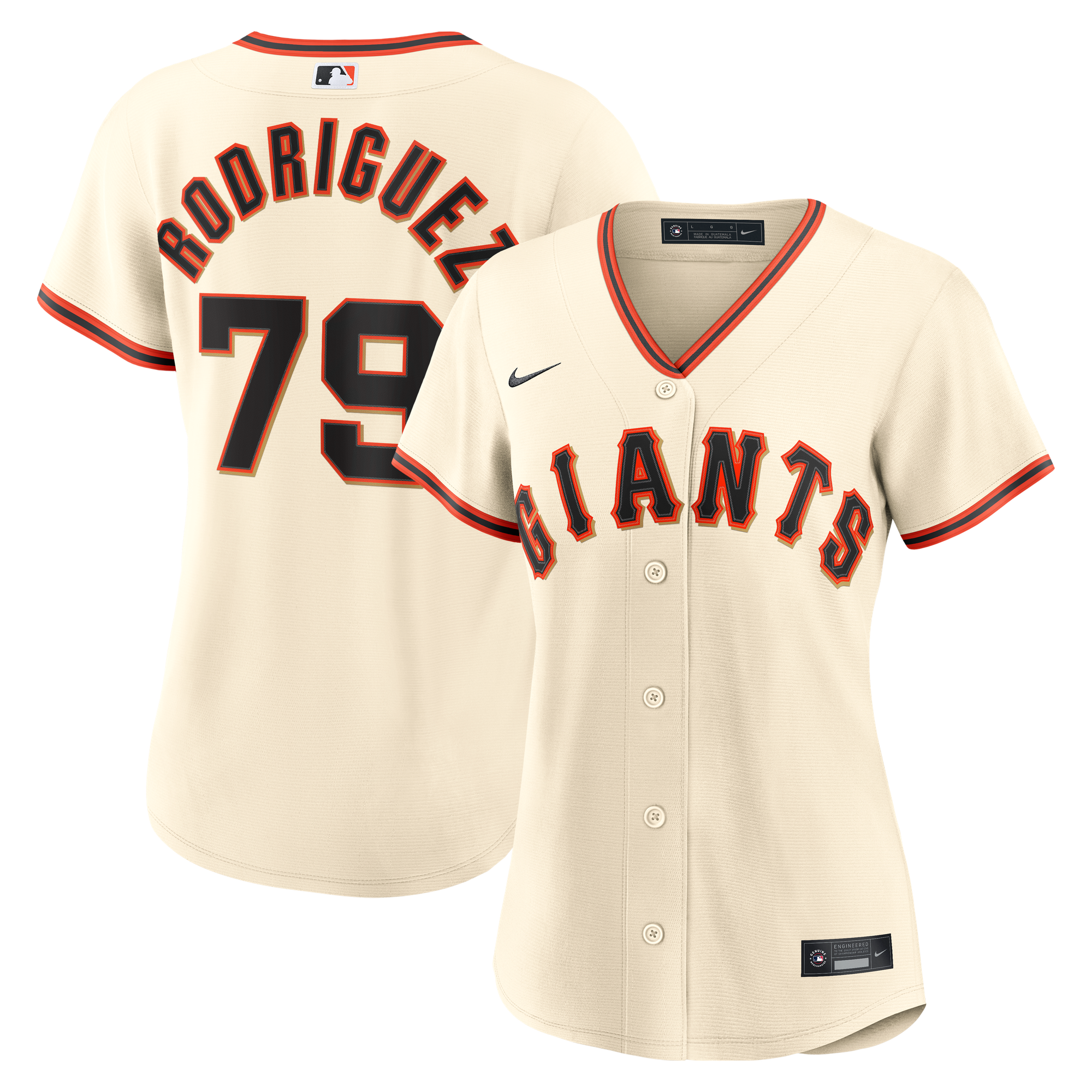 Youth Jesus Rodriguez San Francisco Giants Cream Home Jers - San Francisco Giants Jersey