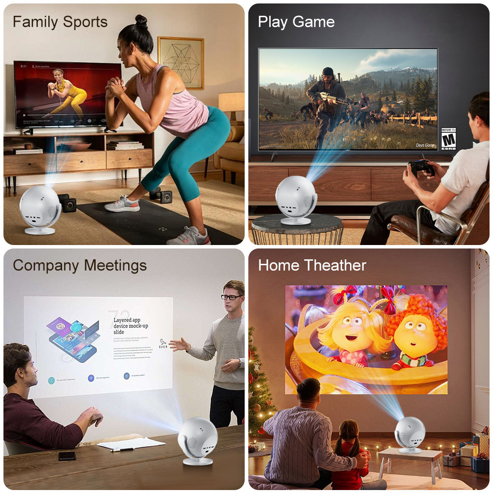 VizoBeam VB30 Portable Smart Projector