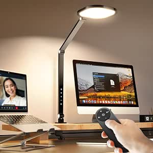 High-CRI LED Studio Task Lamp – Precision C-Clamp & Wireless Remote