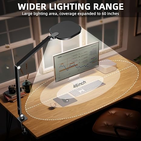 Studio Pro LED Desk Lamp with C-Clamp & Remote Control (Set of 2)