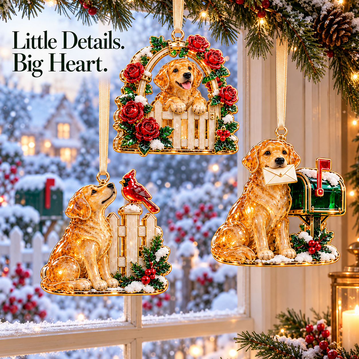 Golden Retriever Christmas Ornaments – 6 Heartwarming Holiday Designs for Dog Lovers