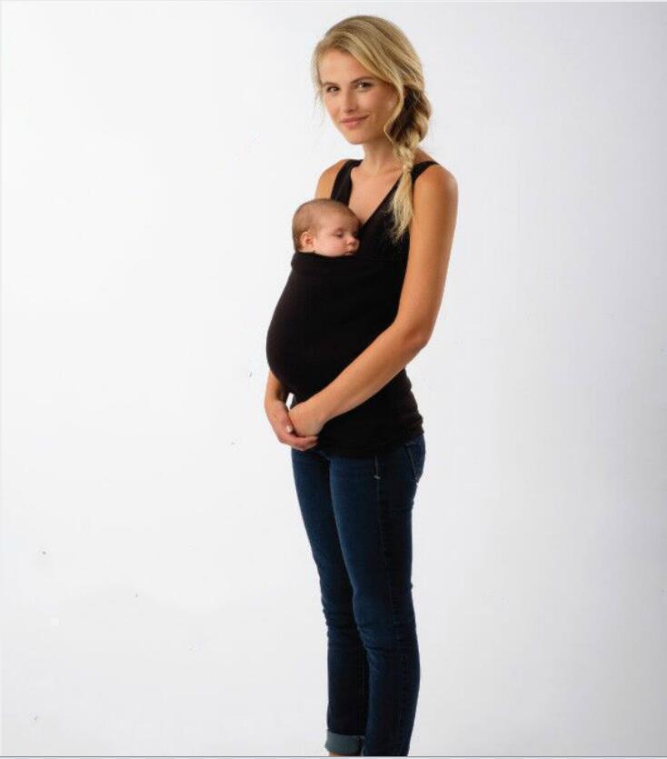 Kangaroo Pocket Parent-Child Casual T-Shirt & Tank Top
