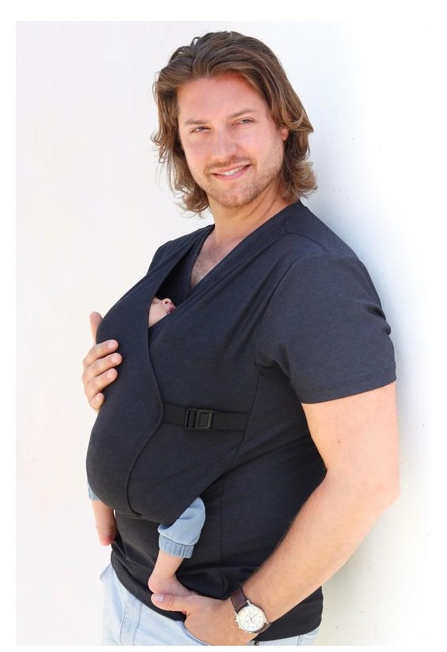 Kangaroo Parent-Child Soothing T-Shirt Vest for Babywearing
