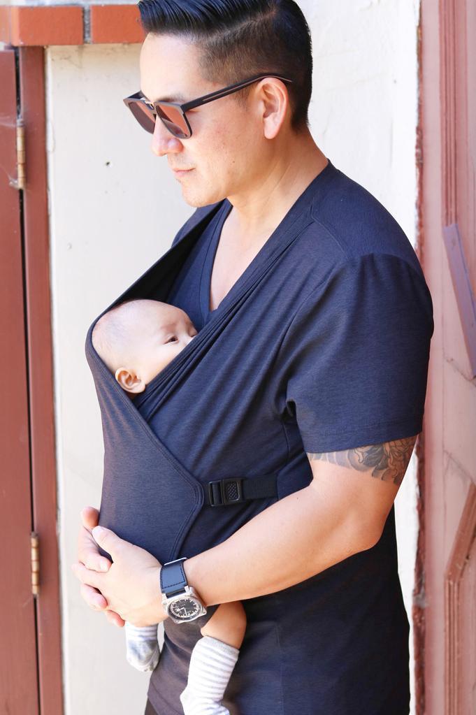 Kangaroo Parent-Child Soothing T-Shirt Vest for Babywearing