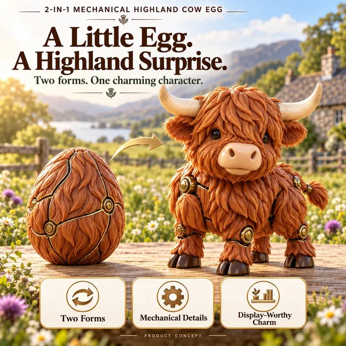⚡DragonMorph – Egg to Dragon Transforming Mechanical Toy