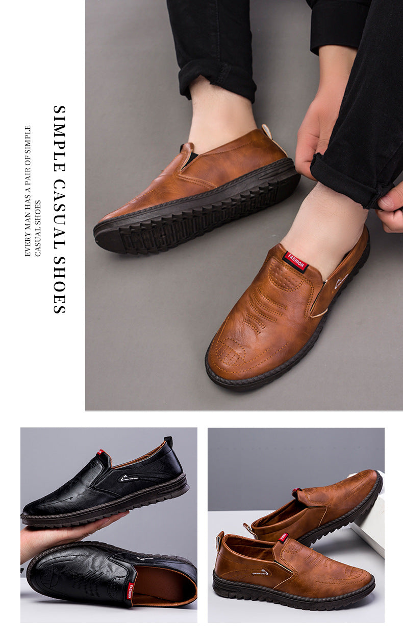 Italian handcrafted cowhide leather trainer detail