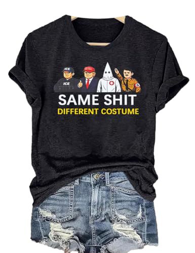 Summer Letter Print Crewneck Short Sleeve Top