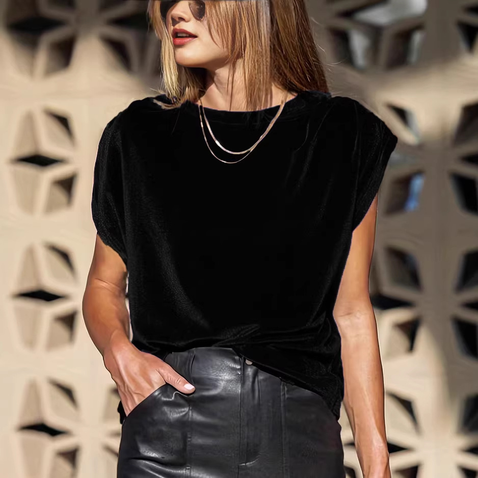 Women's Short Sleeve Crew Neck Streetwear T-Shirt