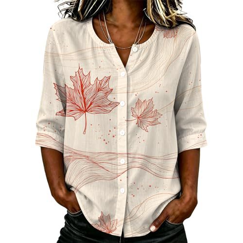 Women's Plaid Print Half-Sleeve Shirt