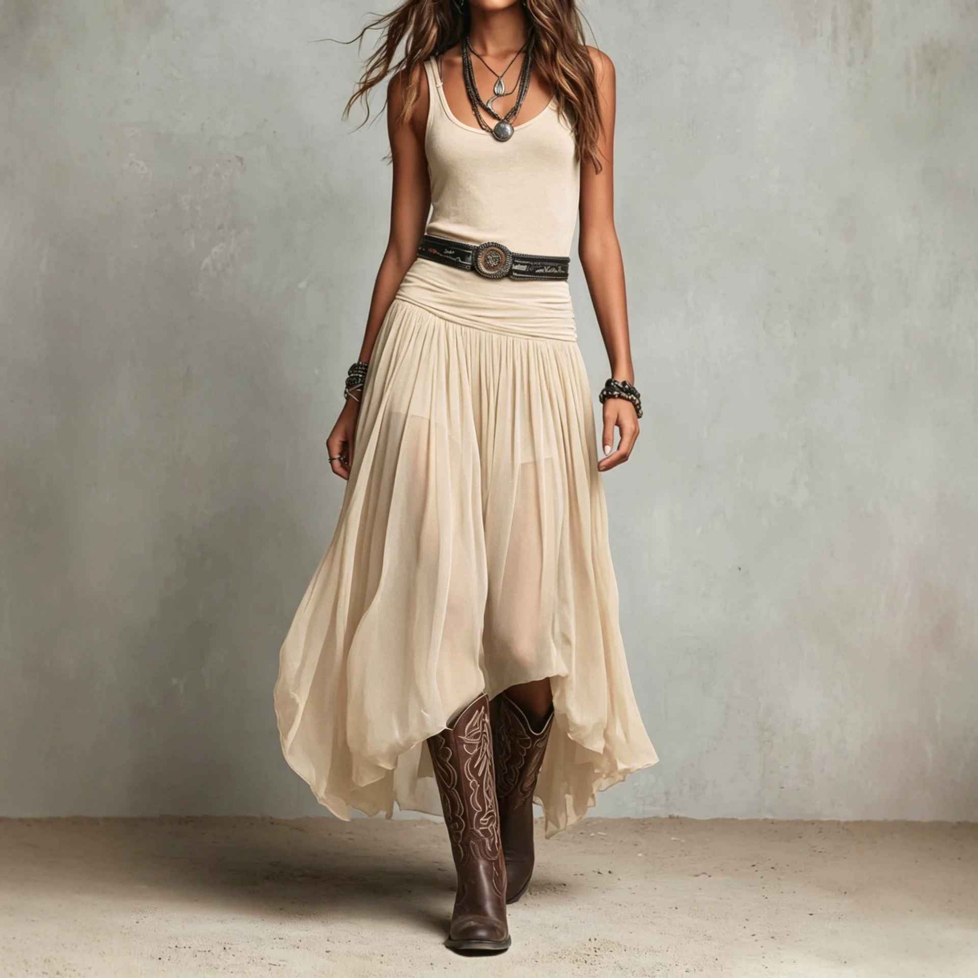 Women's Summer Mesh Paneled Low-Cut Sleeveless Bodycon Dress
