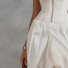 Elegant White Off-Shoulder Pleated Maxi Dress