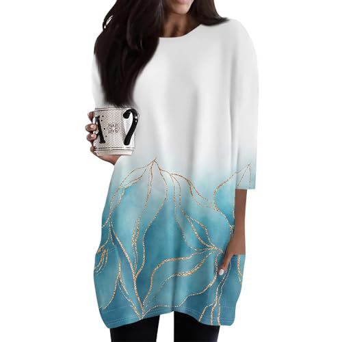 Gradient Rainbow Print Long Sleeve Women's Top