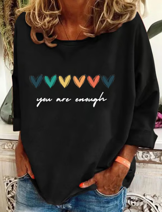 Retro Turtle Graphic Crewneck Long Sleeve Top