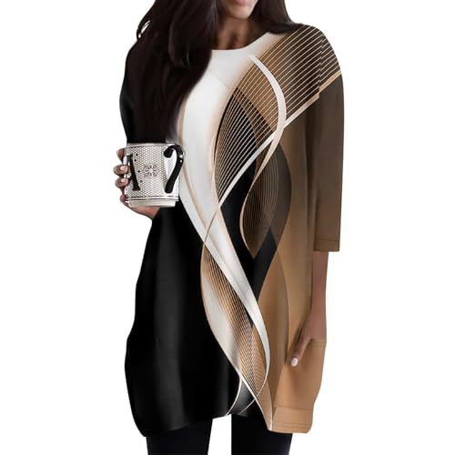 Gradient Rainbow Print Long Sleeve Women's Top