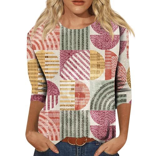 Leaf Floral Print Long Sleeve Casual Top
