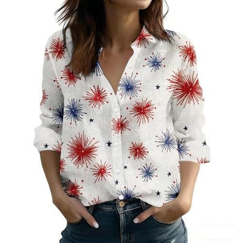 Women's Unique Anniversary Print Long Sleeve Shirt