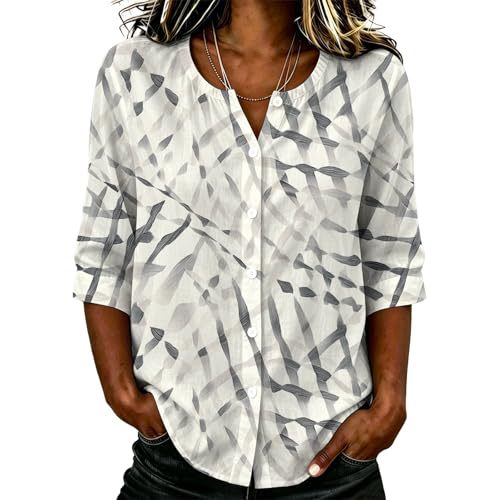 Women's Plaid Print Half-Sleeve Shirt