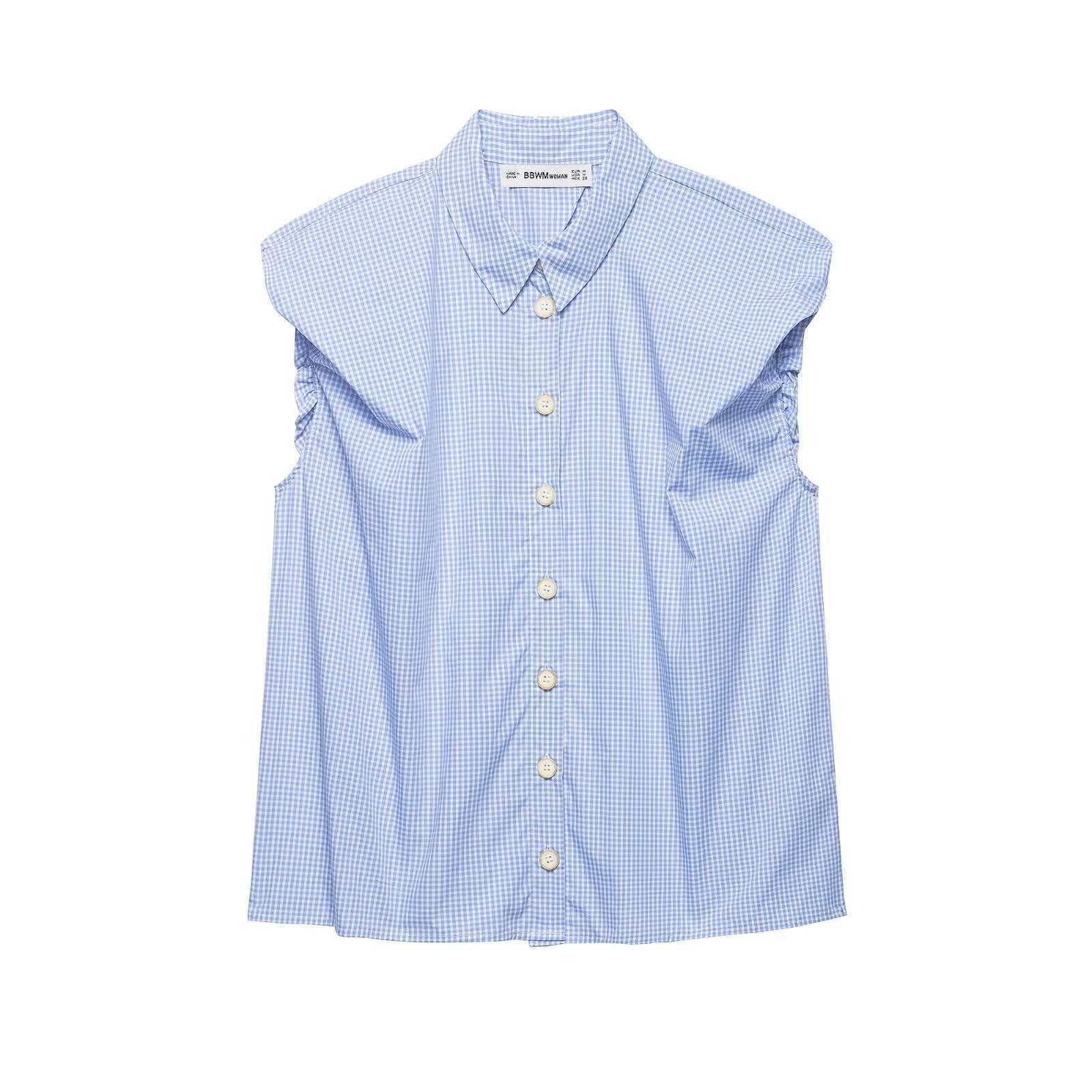 Women's Summer Loose Striped Sleeveless Shirt