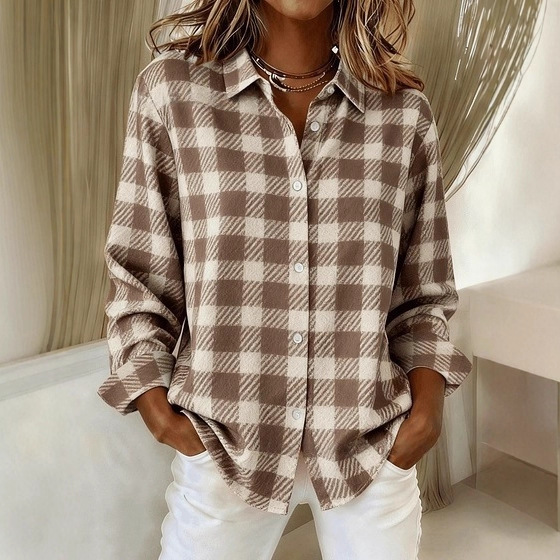 Mystic Totem Print Long Sleeve Blouse