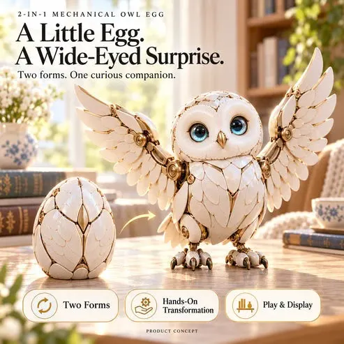 ⚡DragonMorph – Egg to Dragon Transforming Mechanical Toy