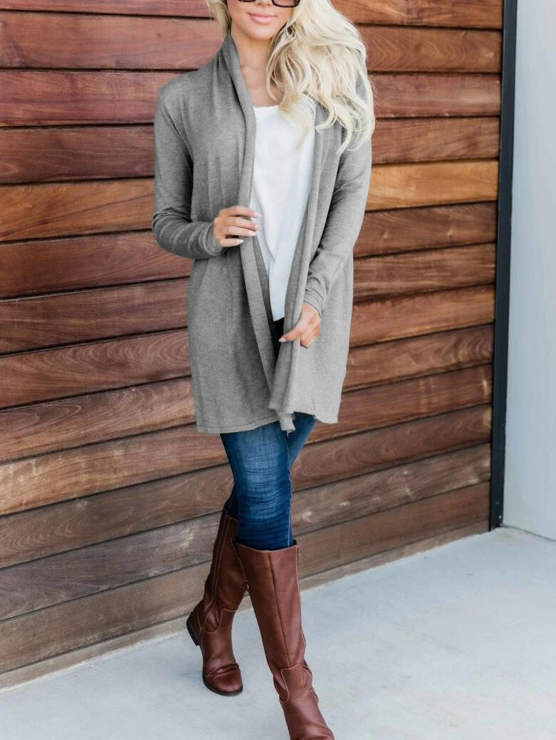 Women's Long Sleeve Butterfly Print Cardigan Lightweight Jacket