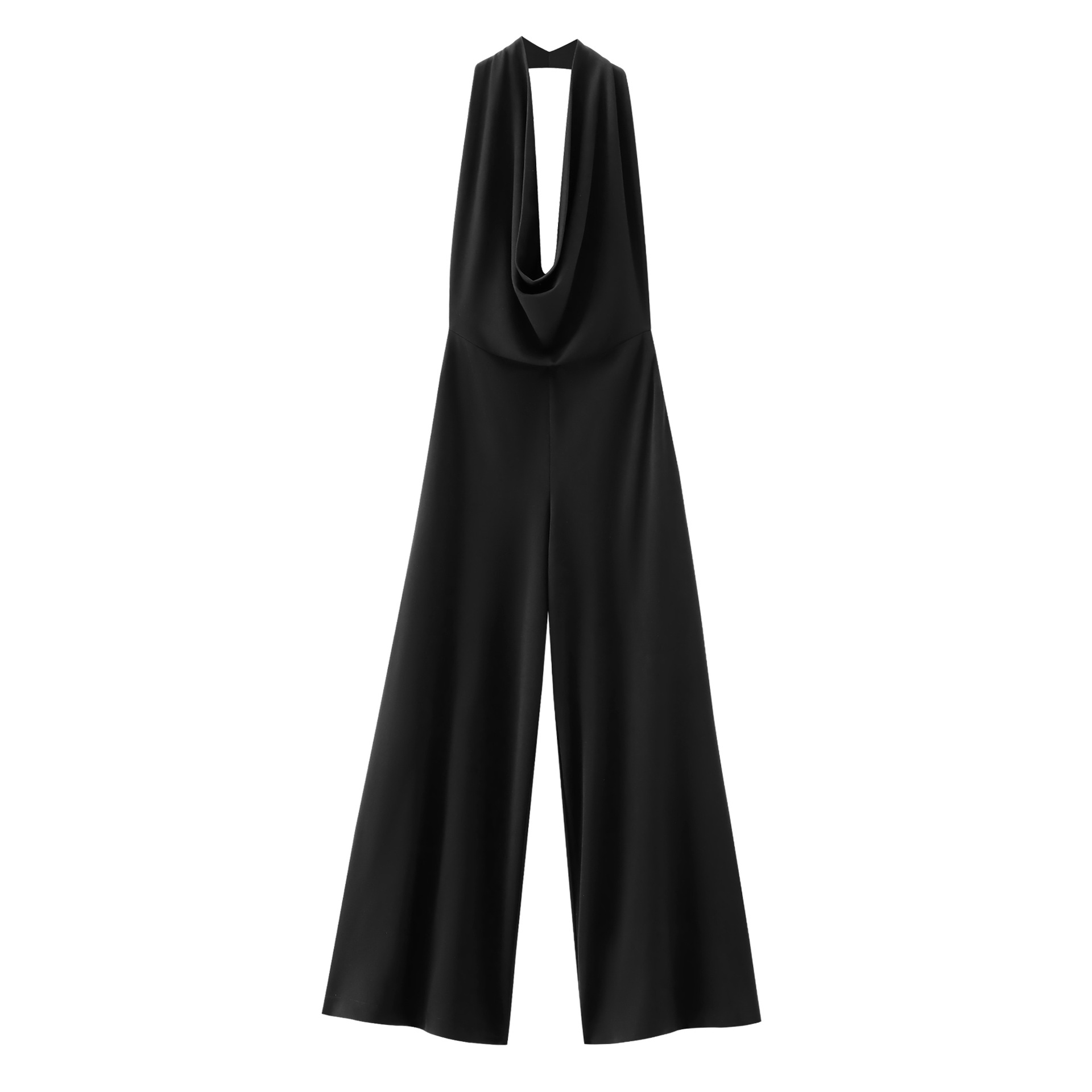 Women's Summer Halter Neck Crêpe Jumpsuit