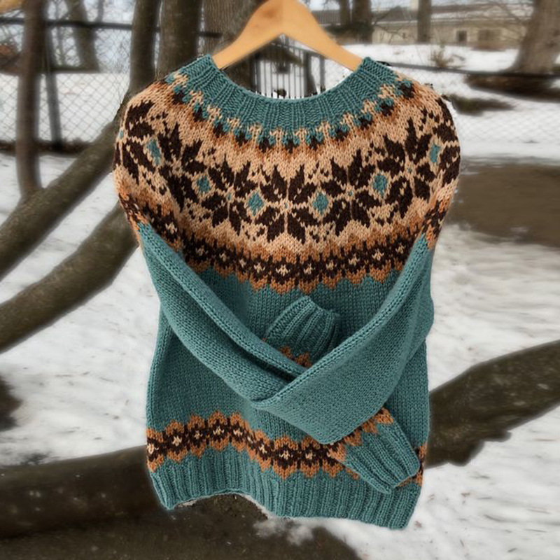Women's Mystic Ancient Tribal Print Crewneck Sweatshirt