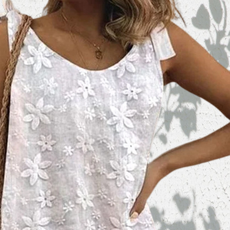 Women's Sleeveless Lace Bow Strap Romper