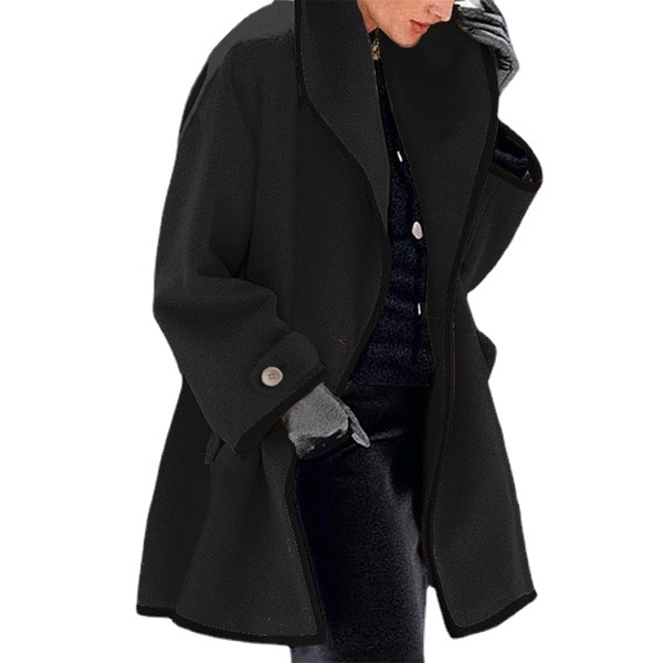 Hooded Wool-Blend Women's Jacket