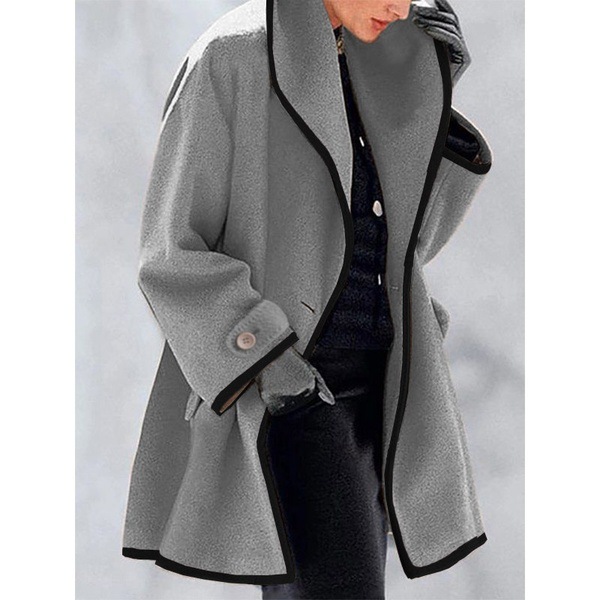 Hooded Wool-Blend Women's Jacket
