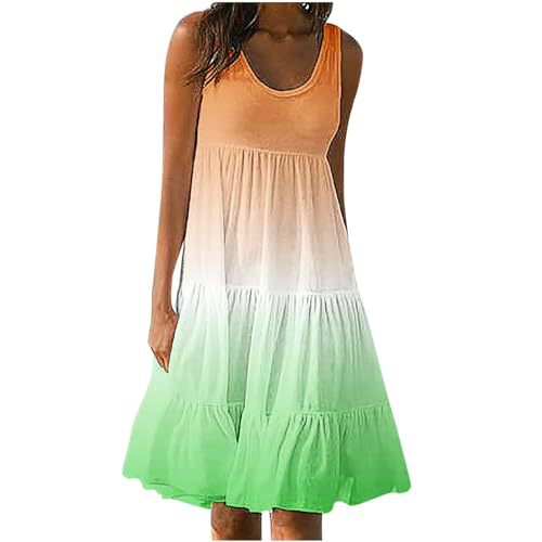 Women's Floral Print Ruched Bodycon Midi Dress Sleeveless Round Neck