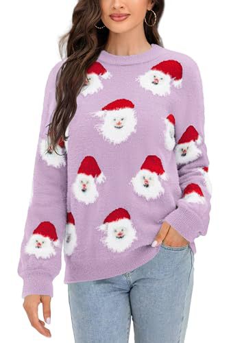 Women's Christmas Snowman Print Crewneck Sweatshirt