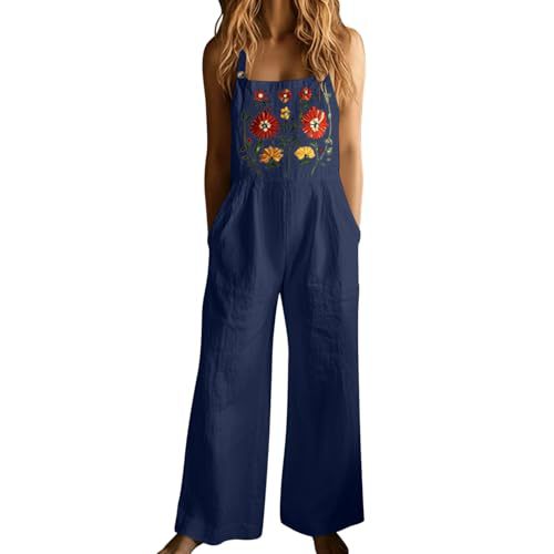 Women's Summer Sleeveless Floral 3D Print Farm Casual Dress