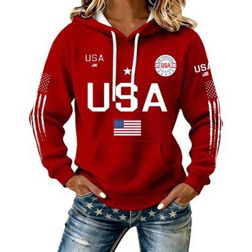 Women's Star Print Casual Hoodie