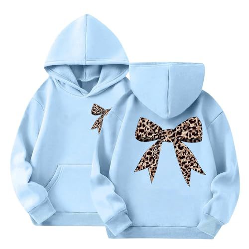 Women's Bow Ribbon Print Hoodie