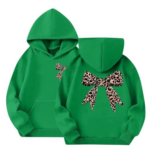 Women's Bow Ribbon Print Hoodie