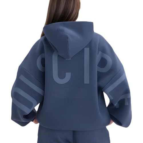 Women's Letter Print Hooded Sweatshirt